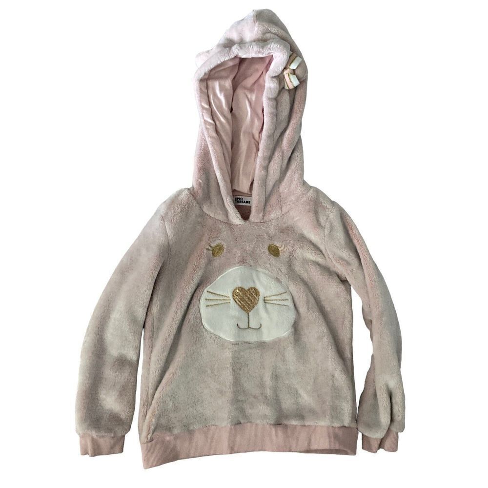 Epic Threads Toddler Girl's With Gifts Size 4T bunnie fleece